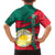 Bangladesh Kid Hawaiian Shirt with Tiger Bengal Design and National Emblem Motif