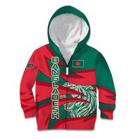Bangladesh Kid Hoodie with Tiger Bengal Design and National Emblem Motif