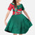 Bangladesh Kid Short Sleeve Dress with Tiger Bengal Design and National Emblem Motif