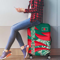 Bangladesh Luggage Cover with Tiger Bengal Design and National Emblem Motif