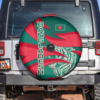 Bangladesh Spare Tire Cover with Tiger Bengal Design and National Emblem Motif