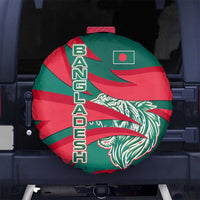 Bangladesh Spare Tire Cover with Tiger Bengal Design and National Emblem Motif