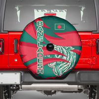 Bangladesh Spare Tire Cover with Tiger Bengal Design and National Emblem Motif