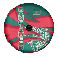 Bangladesh Spare Tire Cover with Tiger Bengal Design and National Emblem Motif