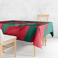 Bangladesh Tablecloth with Tiger Bengal Design and National Emblem Motif