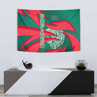 Bangladesh Tapestry with Tiger Bengal Design and National Emblem Motif