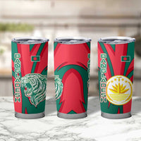 Bangladesh Tumbler Cup with Tiger Bengal Design and National Emblem Motif