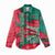 Bangladesh Women Casual Shirt with Tiger Bengal Design and National Emblem Motif