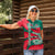 Bangladesh Women Polo Shirt with Tiger Bengal Design and National Emblem Motif