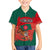Bangladesh Flag Kid Hawaiian Shirt with Royal Bengal Tiger Design