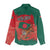 Bangladesh Flag Women Casual Shirt with Royal Bengal Tiger Design
