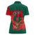 Bangladesh Flag Women Polo Shirt with Royal Bengal Tiger Design