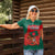 Bangladesh Flag Women Polo Shirt with Royal Bengal Tiger Design