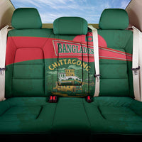 Bangladesh Chittagong Heritage Back Car Seat Cover with National Emblem and Flag