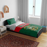 Bangladesh Chittagong Heritage Bedding Set with National Emblem and Flag