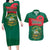 Bangladesh Chittagong Heritage Couples Matching Long Sleeve Bodycon Dress and Hawaiian Shirt with National Emblem and Flag