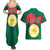 Bangladesh Chittagong Heritage Couples Matching Summer Maxi Dress and Hawaiian Shirt with National Emblem and Flag