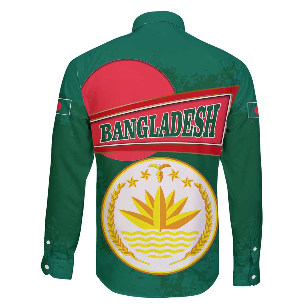 Bangladesh Chittagong Heritage Family Matching Puletasi and Hawaiian Shirt with National Emblem and Flag