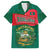 Bangladesh Chittagong Heritage Family Matching Summer Maxi Dress and Hawaiian Shirt with National Emblem and Flag