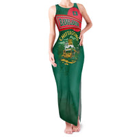 Bangladesh Chittagong Heritage Family Matching Tank Maxi Dress and Hawaiian Shirt with National Emblem and Flag