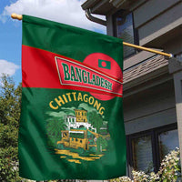 Bangladesh Chittagong Heritage Garden Flag with National Emblem and Flag