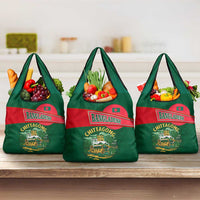 Bangladesh Chittagong Heritage Grocery Bag with National Emblem and Flag