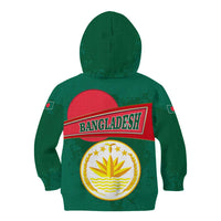 Bangladesh Chittagong Heritage Kid Hoodie with National Emblem and Flag