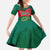 Bangladesh Chittagong Heritage Kid Short Sleeve Dress with National Emblem and Flag