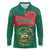 Bangladesh Chittagong Heritage Long Sleeve Polo Shirt with National Emblem and Flag