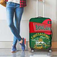 Bangladesh Chittagong Heritage Luggage Cover with National Emblem and Flag