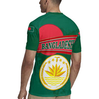 Bangladesh Chittagong Heritage Rugby Jersey with National Emblem and Flag