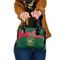 Bangladesh Chittagong Heritage Shoulder Handbag with National Emblem and Flag