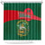Bangladesh Chittagong Heritage Shower Curtain with National Emblem and Flag