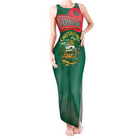 Bangladesh Chittagong Heritage Tank Maxi Dress with National Emblem and Flag
