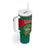Bangladesh Chittagong Heritage Tumbler With Handle with National Emblem and Flag