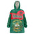 Bangladesh Chittagong Heritage Wearable Blanket Hoodie with National Emblem and Flag