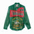 Bangladesh Chittagong Heritage Women Casual Shirt with National Emblem and Flag