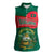 Bangladesh Chittagong Heritage Women Sleeveless Polo Shirt with National Emblem and Flag