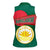 Bangladesh Chittagong Heritage Women Sleeveless Polo Shirt with National Emblem and Flag
