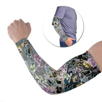 Personalized Made By Human Imperfect Statue Faces Arm Sleeves Handmade Look Grunge Collage Pop Art