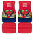 Central African Republic Car Mats with Red Blue Green Tribal Design and National Flag - Wonder Print Shop