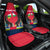 Central African Republic Car Seat Cover with Red Blue Green Tribal Design and National Flag - Wonder Print Shop