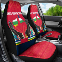 Central African Republic Car Seat Cover with Red Blue Green Tribal Design and National Flag - Wonder Print Shop