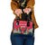 Central African Republic Shoulder Handbag with Red Blue Green Tribal Design and National Flag - Wonder Print Shop