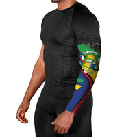 Central African Republic Arm Sleeves with Multicolor Tribal Design and National Emblem - Wonder Print Shop