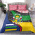 Central African Republic Bedding Set with Multicolor Tribal Design and National Emblem - Wonder Print Shop