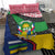 Central African Republic Bedding Set with Multicolor Tribal Design and National Emblem - Wonder Print Shop