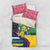 Central African Republic Bedding Set with Multicolor Tribal Design and National Emblem - Wonder Print Shop