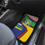 Central African Republic Car Mats with Multicolor Tribal Design and National Emblem - Wonder Print Shop
