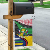 Central African Republic Garden Flag with Multicolor Tribal Design and National Emblem - Wonder Print Shop